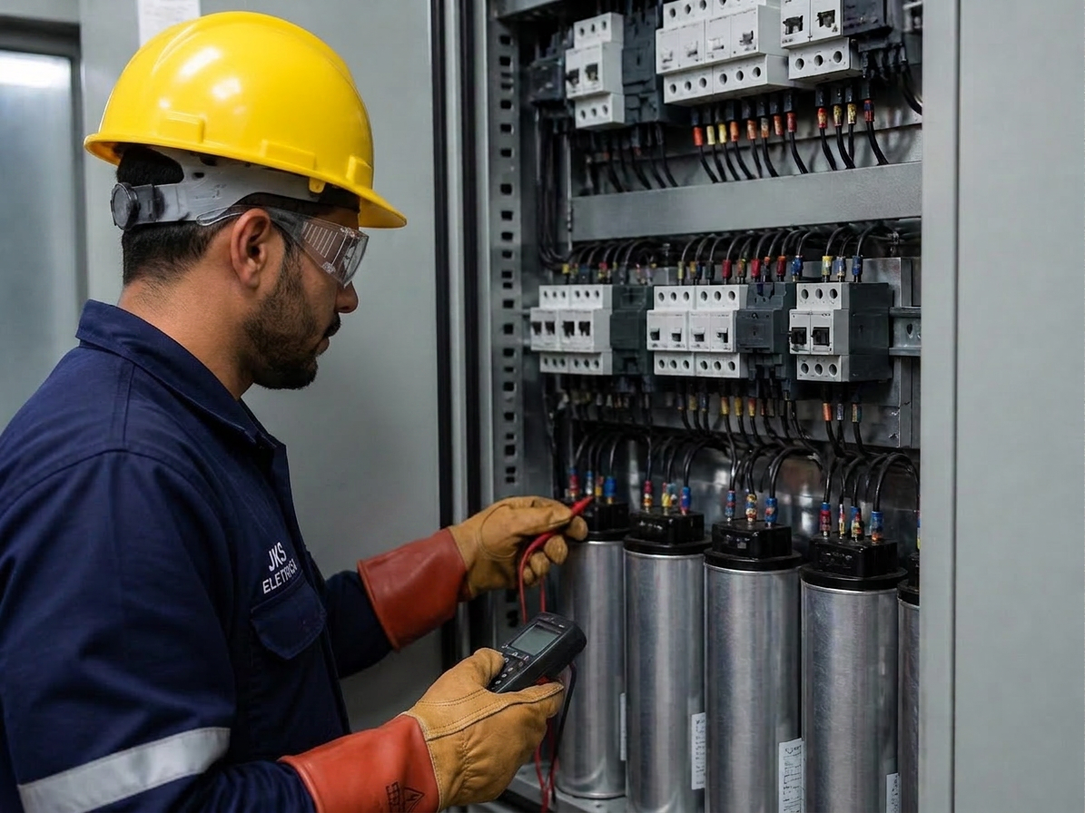 Banco de capacitores e fator de potência